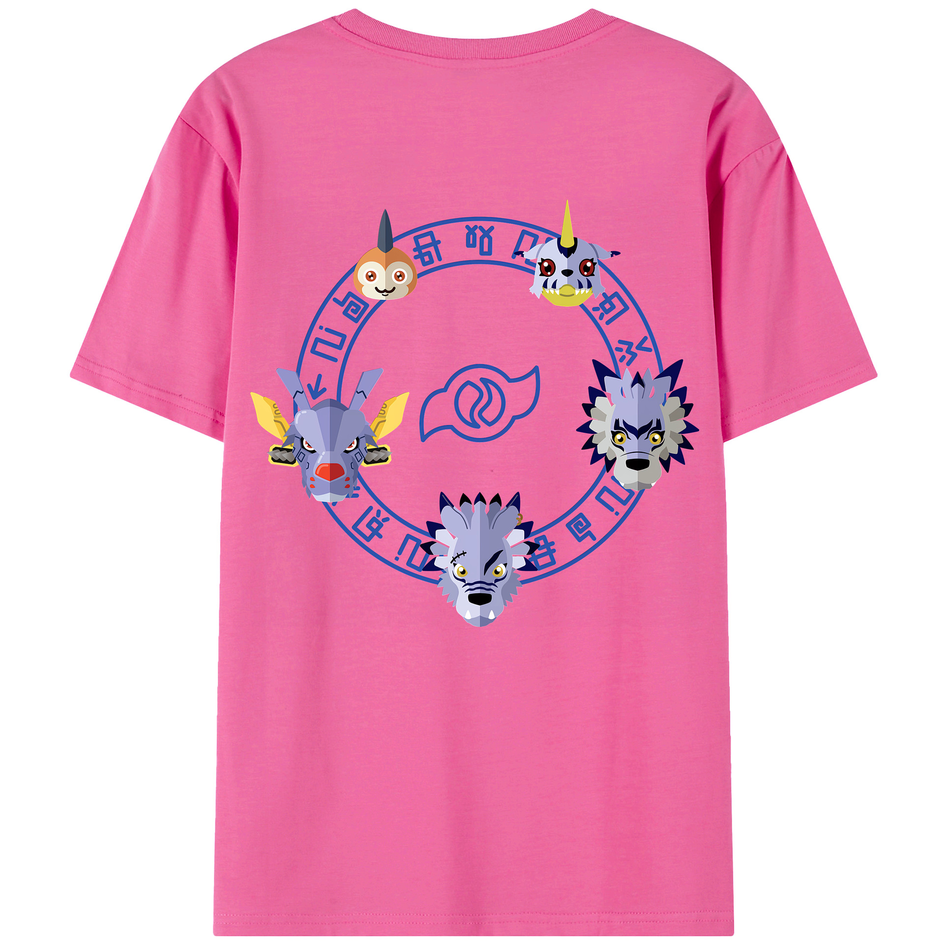 （画像用） Digimon デジタルモンスター/デジモン レディース半袖Tシャツ(バックプリント)